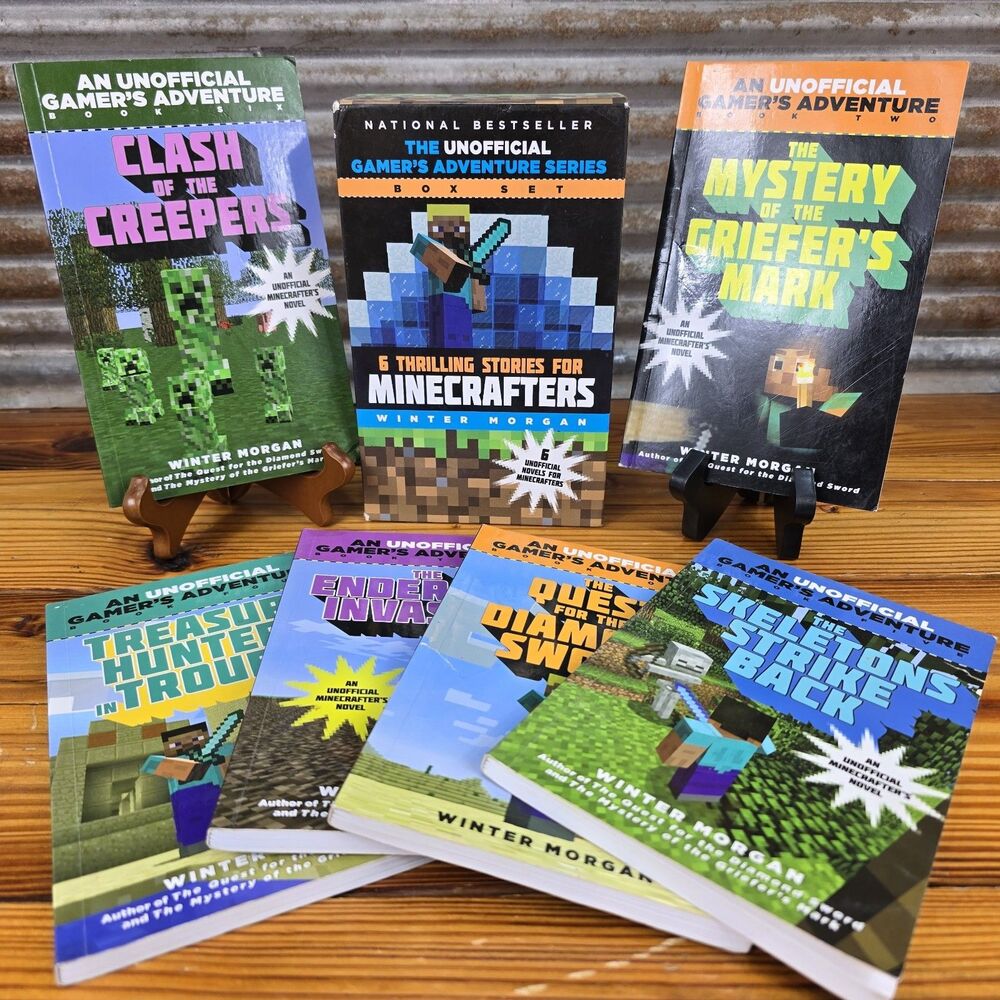 Unofficial Gamer's Adventure Novels Box Set 6 Thrilling Stories for Minecrafters